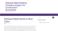 Desktop Screenshot of midwestmetalroofs.com